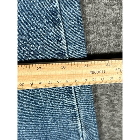 Levis 517 ‎ Bootcut Jeans  Blue Dark Washed Denim Mens Size 40x30 - Picture 8 of 11